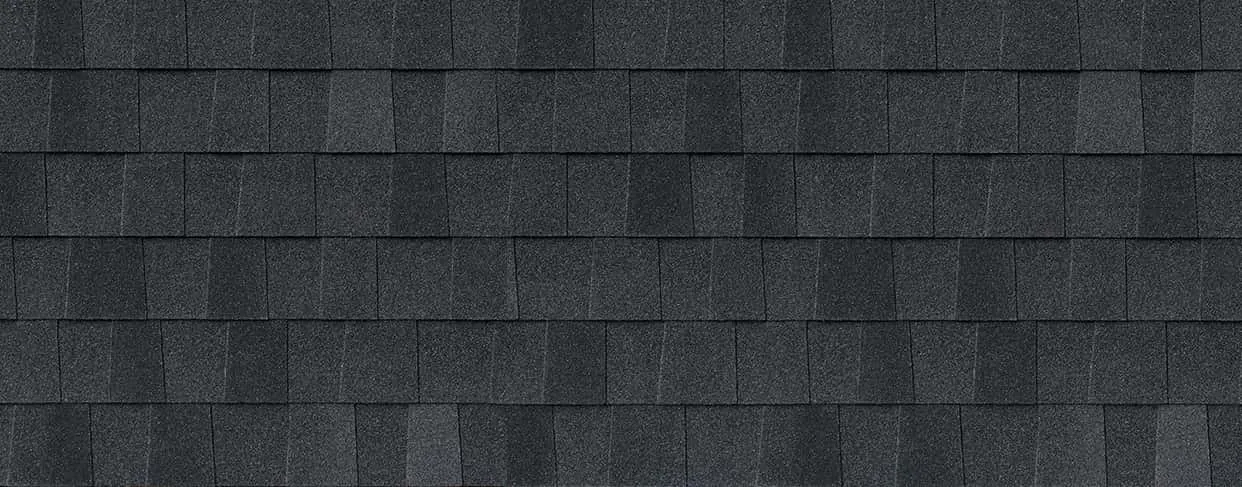 Atlas Roofing StormMaster Shake Black Shadow roof shingle swatch