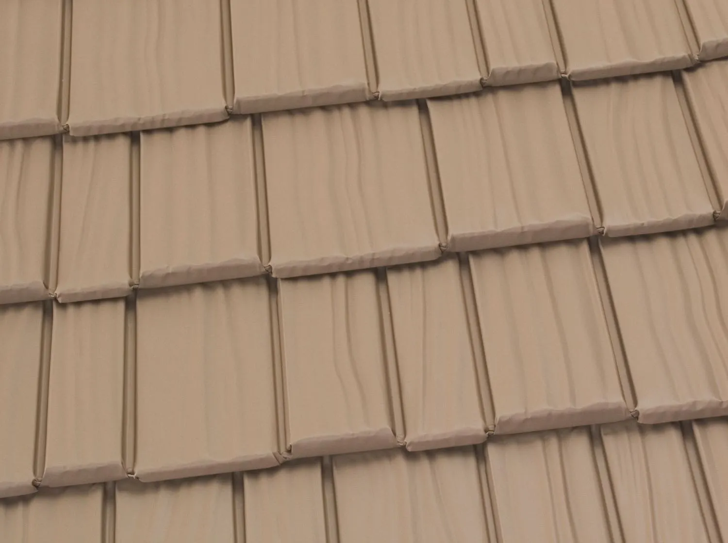 Classic Metal Roofing Systems Country Manor Shake Buckskin roof shingle swatch