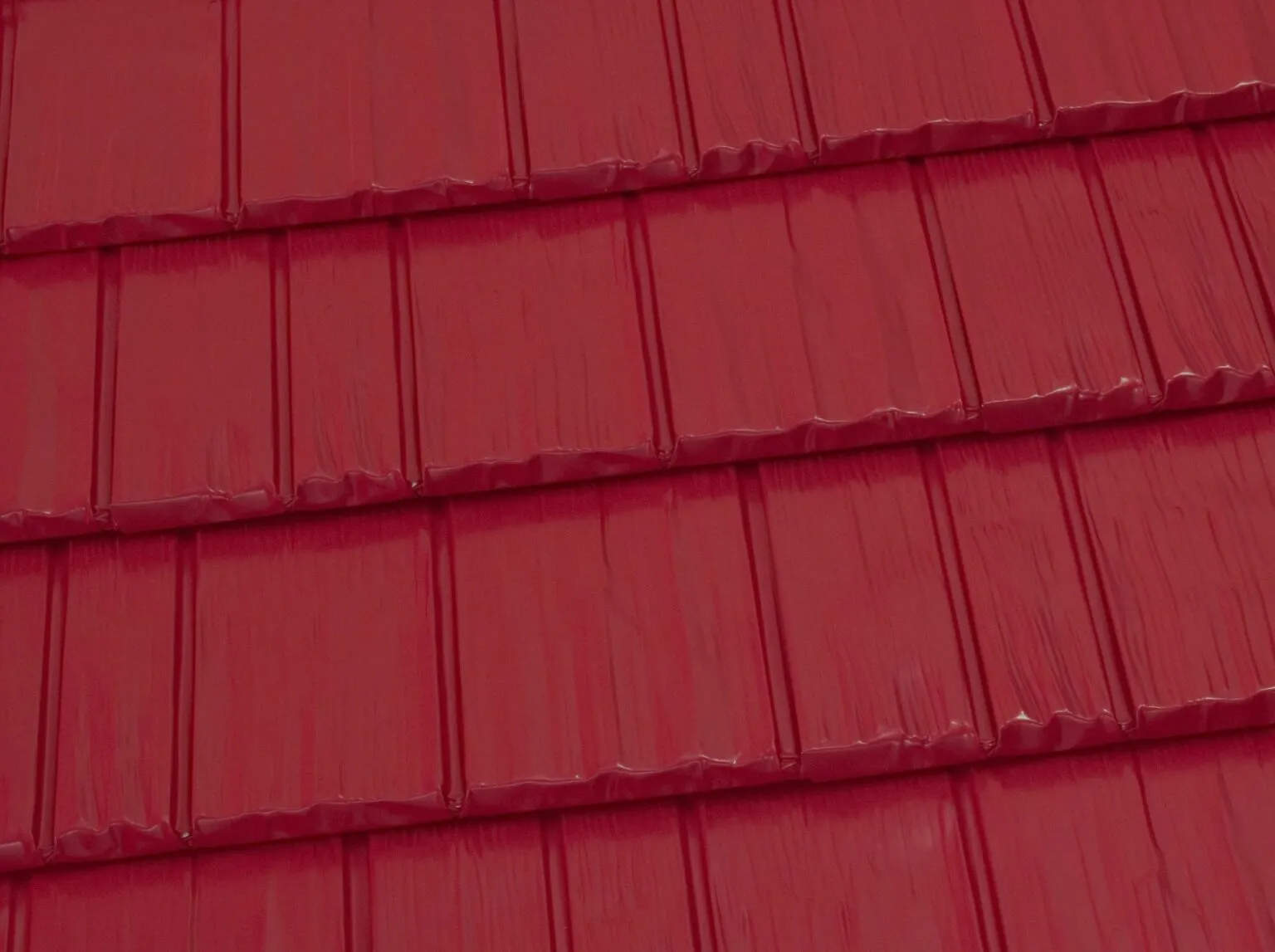 Classic Metal Roofing Systems Rustic Shingle Brite Red roof shingle swatch