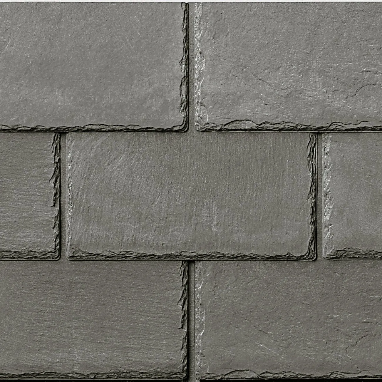 DaVinci Roofscapes Inspire Slate Ash Grey roof shingle swatch