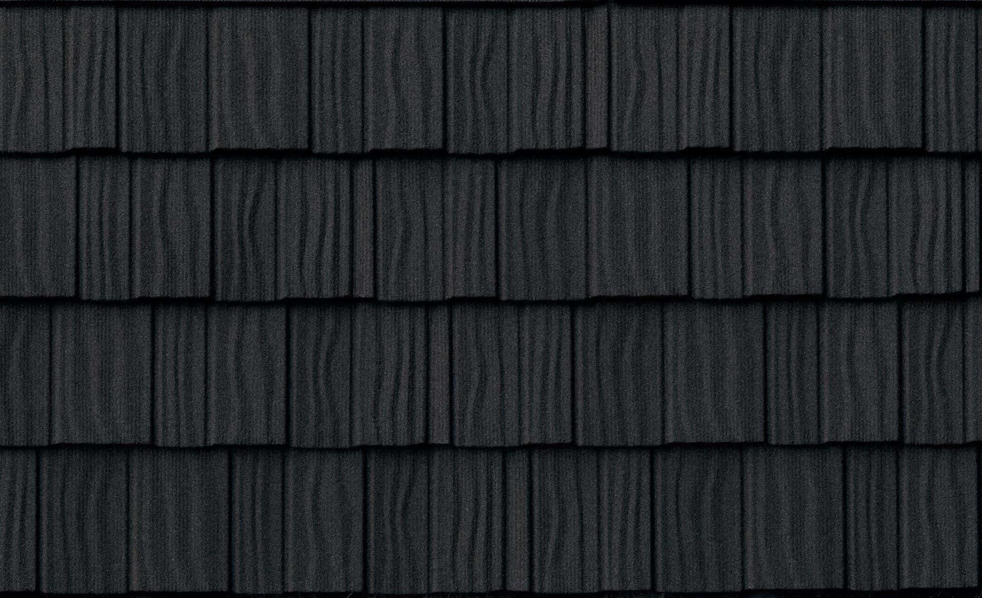 DECRA Shake XD Midnight Eclipse roof shingle swatch