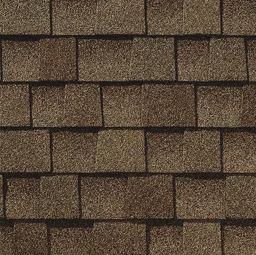 GAF Timberline Natural Shadow® Barkwood roof shingle swatch