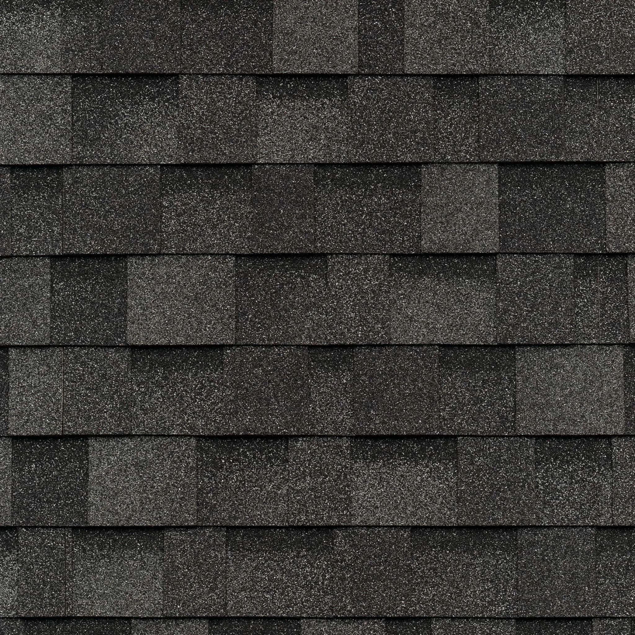 IKO Cambridge Charcoal Grey roof shingle swatch