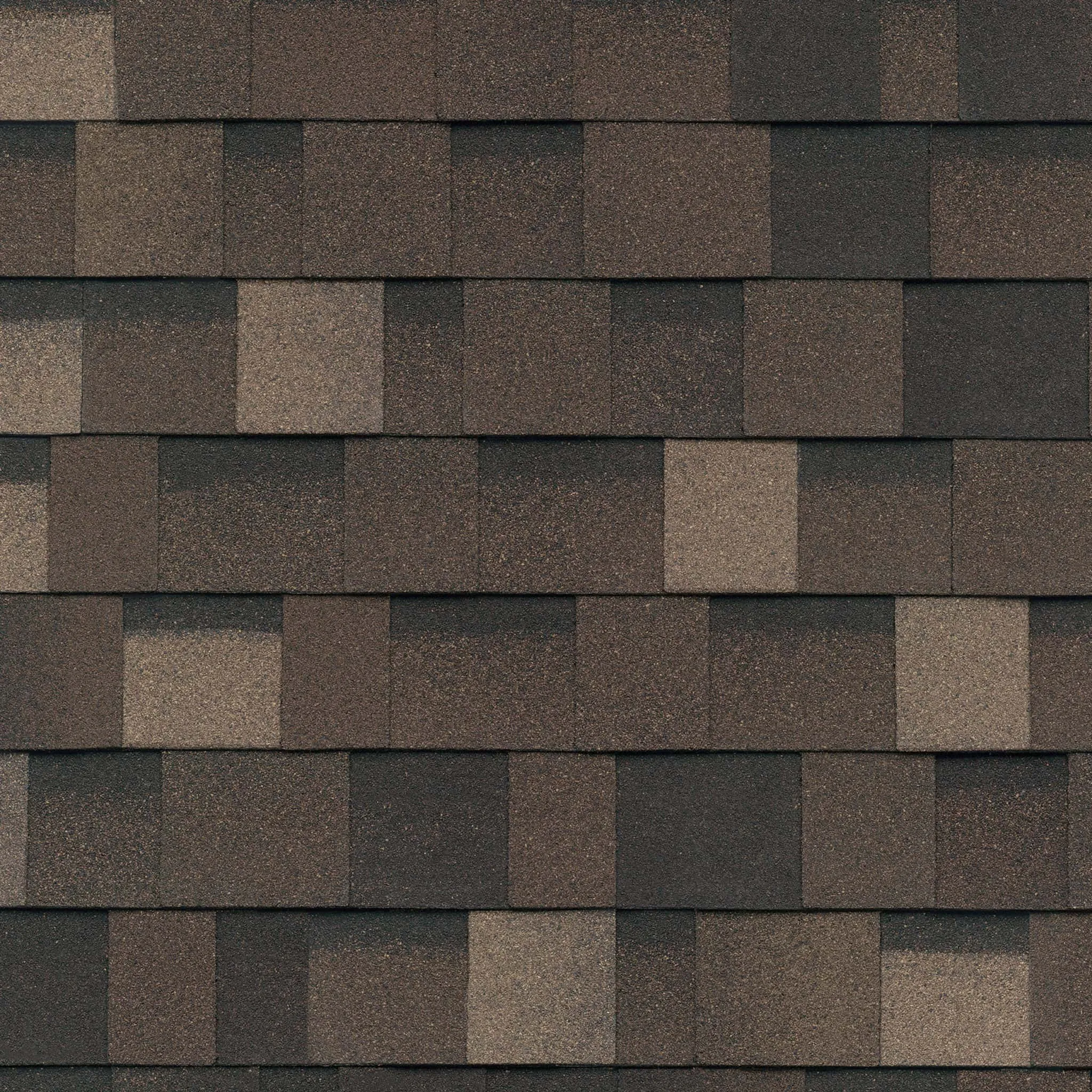 IKO Nordic Brownstone roof shingle swatch