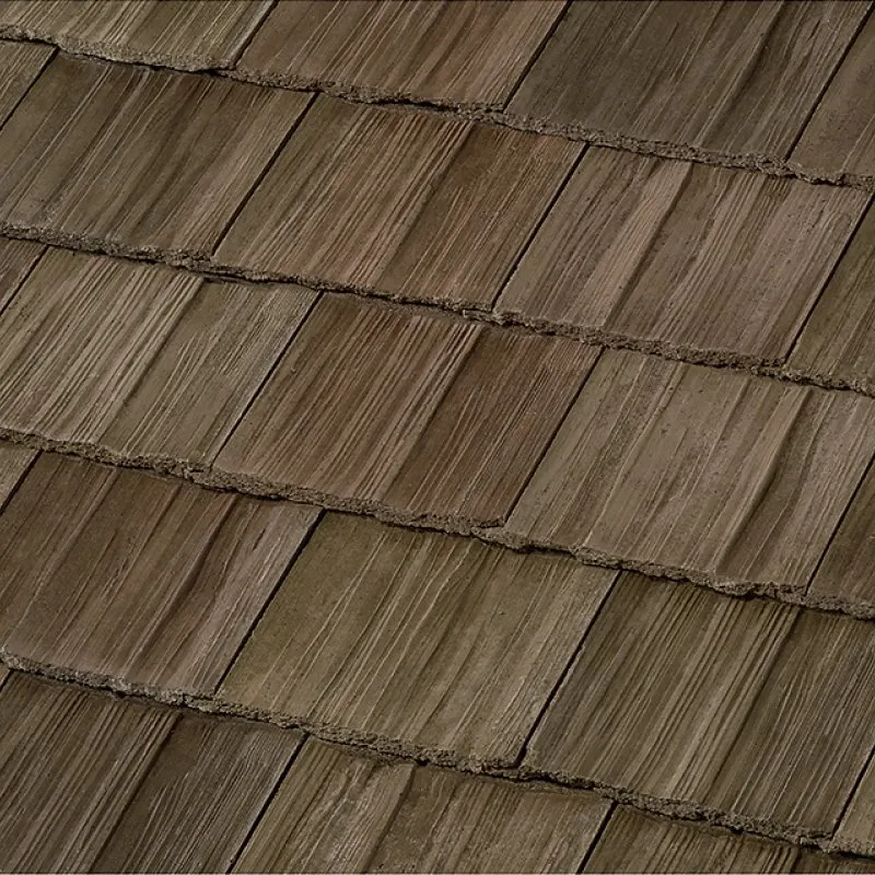 Newpoint Concrete Cedar Lite 600 Tahoe Blend roof shingle swatch