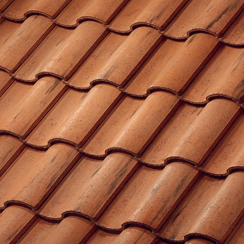 Newpoint Concrete Duralite Espana 600 Terracotta Flashed roof shingle swatch