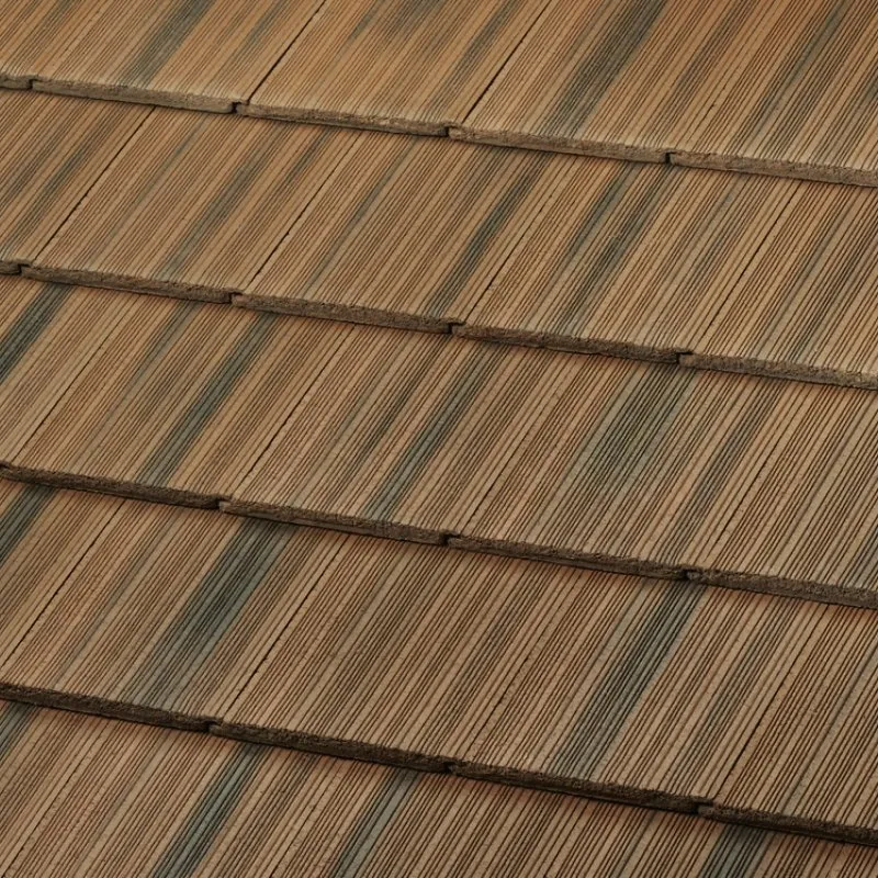 Newpoint Concrete Duralite Saxony 600 Slate Shake600 Walnut roof shingle swatch