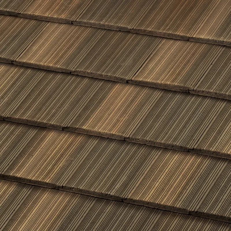 Newpoint Concrete Duralite Saxony 700 Shake Smokey roof shingle swatch