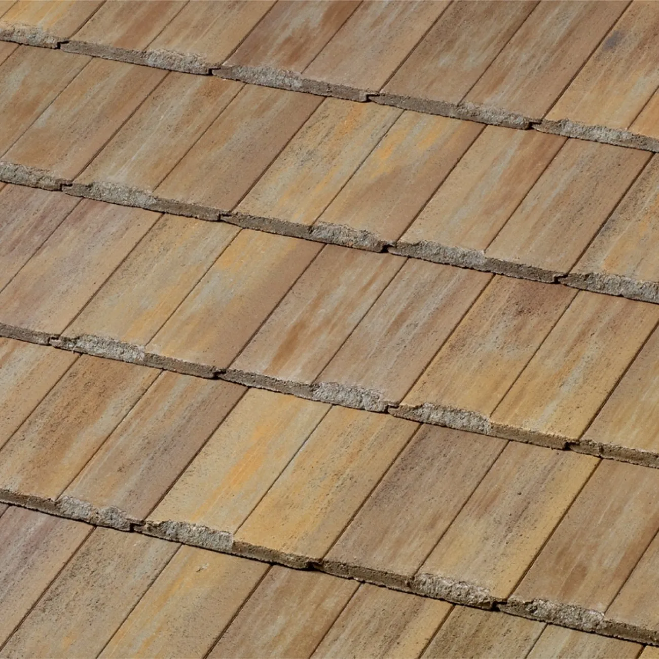 Newpoint Concrete Duralite Saxony 700 Split Shake Buckskin roof shingle swatch