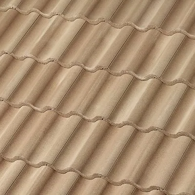 Newpoint Concrete Estate Coconut White Antique roof shingle swatch