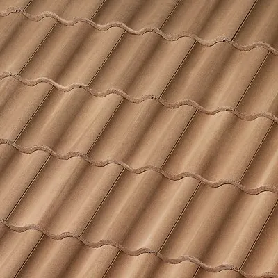 Newpoint Concrete Estate Del Crest Tan White Antique roof shingle swatch