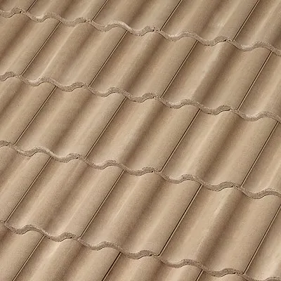 Newpoint Concrete Estate Desert Tan White Antique roof shingle swatch