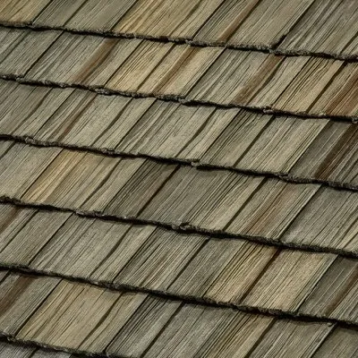 Newpoint Concrete Madera 900 Autumn Wood roof shingle swatch