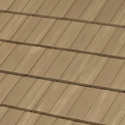 Newpoint Concrete Saxony 900 Split Slate Coconut White Antique roof shingle swatch