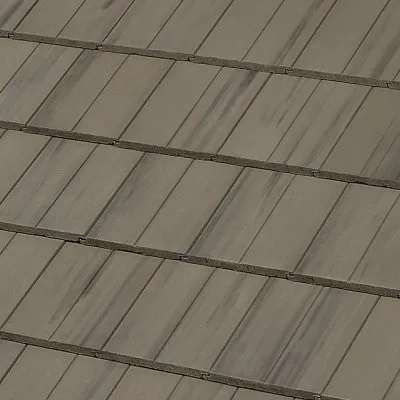 Newpoint Concrete Saxony 900 Split Slate Lignite Black Antique roof shingle swatch