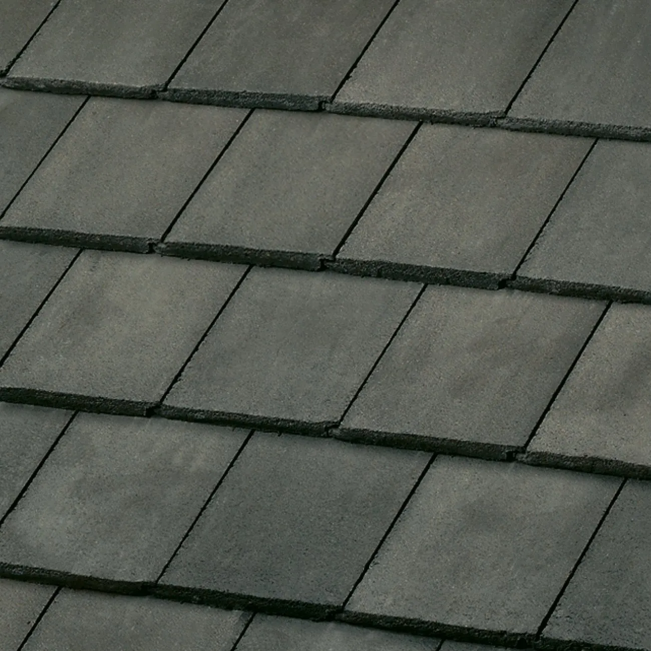 Newpoint Concrete Saxony Slate Impact Black Canyon roof shingle swatch