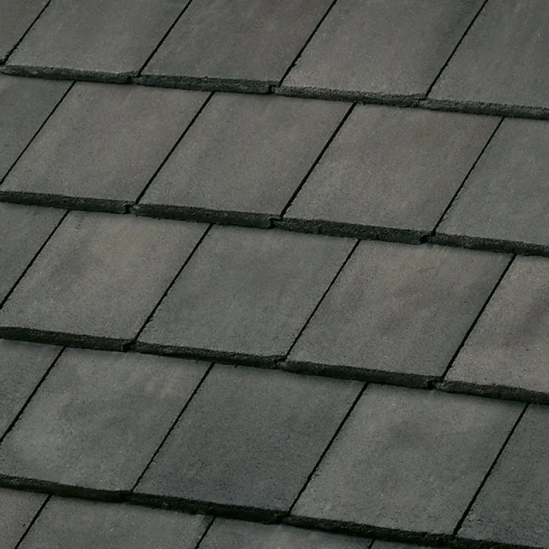 Newpoint Concrete Saxony Slate Black Canyon roof shingle swatch