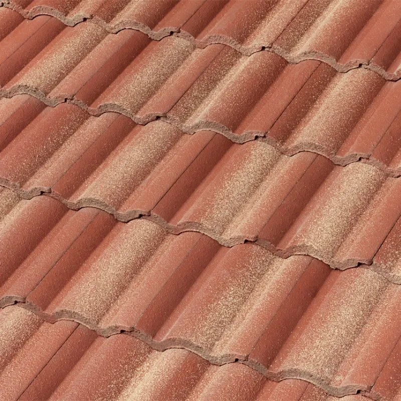 Newpoint Concrete Villa Terra Cotta Gold Flashed roof shingle swatch
