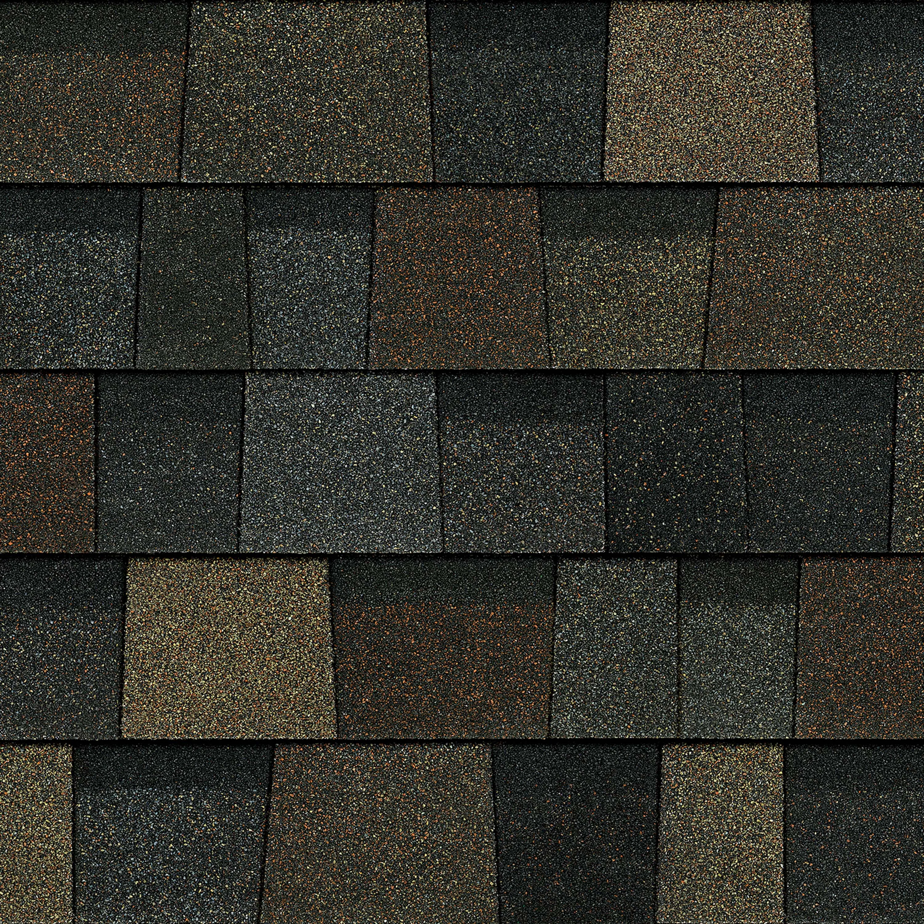 Owens Corning Duration® Flex Black Sable roof shingle swatch