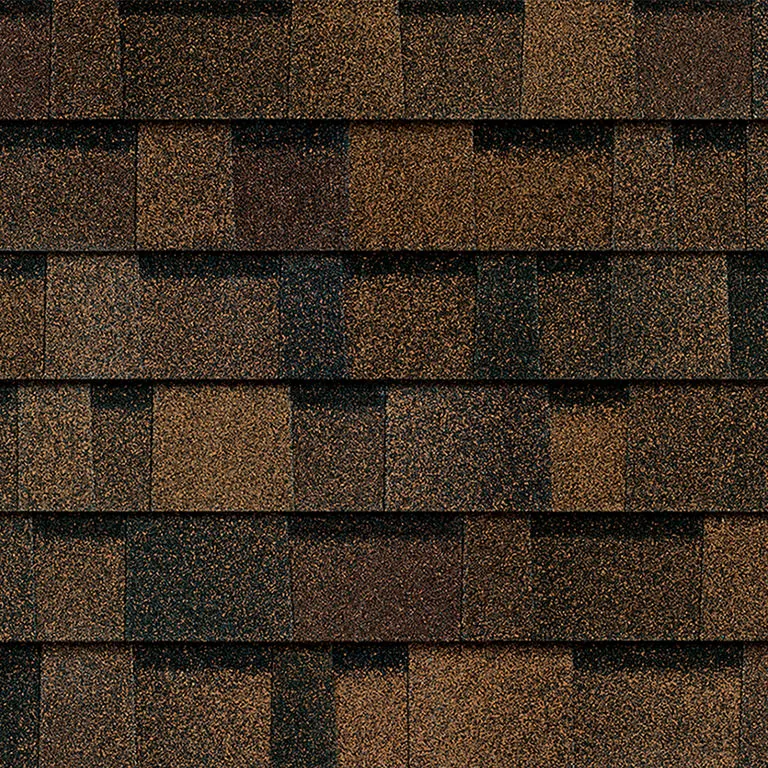 Owens Corning Duration® Storm Brownwood roof shingle swatch