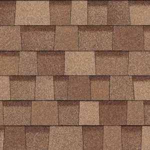 Owens Corning TruDefinition® Oakridge® Desert Tan roof shingle swatch