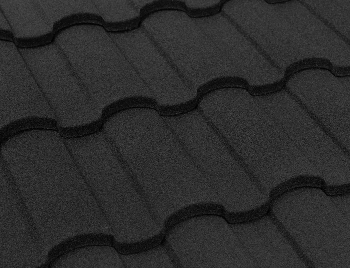 Tilcor Antica Charcoal roof shingle swatch