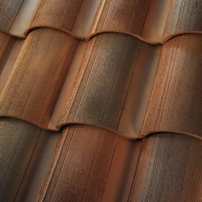 US Tile 1-Piece S-Tile Rustic Madera roof shingle swatch