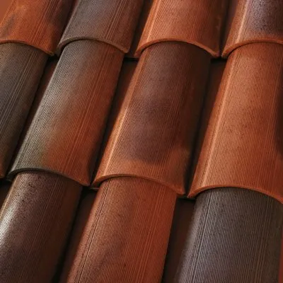 US Tile 2-Piece Mission Rustic Palermo roof shingle swatch