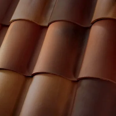 US Tile ClayLite Lightweight Java Blend roof shingle swatch