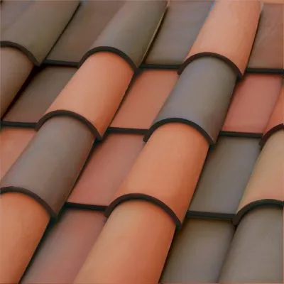 US Tile Romano Pans El Camino Blend roof shingle swatch